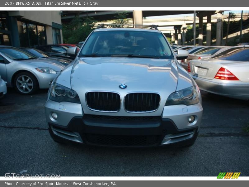 Titanium Silver Metallic / Gray 2007 BMW X5 3.0si