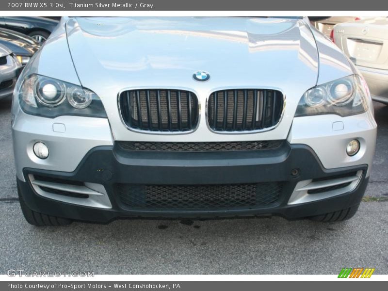 Titanium Silver Metallic / Gray 2007 BMW X5 3.0si