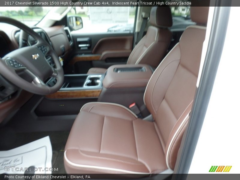 Iridescent Pearl Tricoat / High Country Saddle 2017 Chevrolet Silverado 1500 High Country Crew Cab 4x4