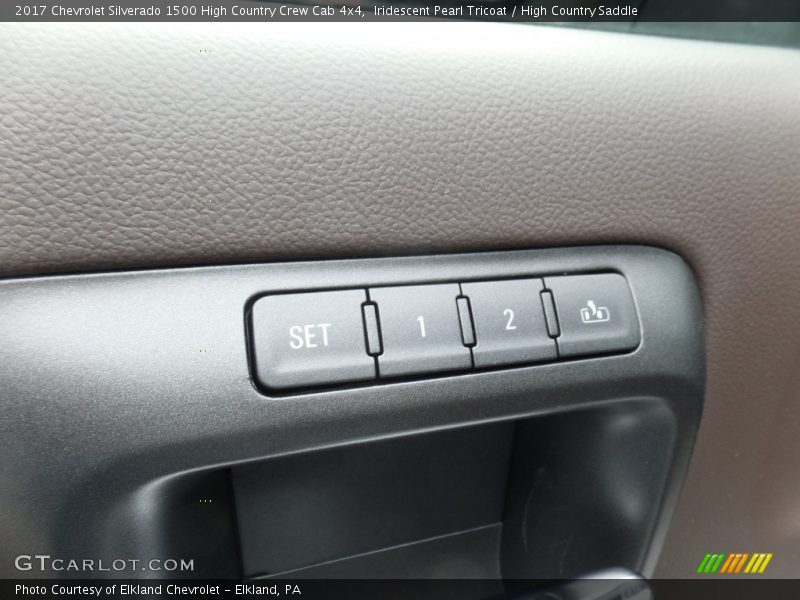 Iridescent Pearl Tricoat / High Country Saddle 2017 Chevrolet Silverado 1500 High Country Crew Cab 4x4
