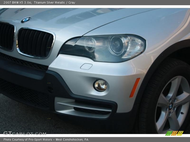 Titanium Silver Metallic / Gray 2007 BMW X5 3.0si