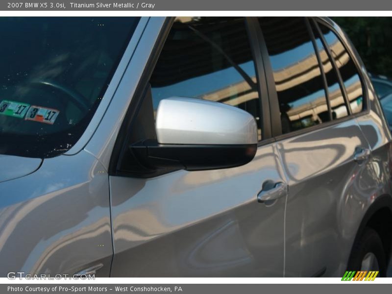 Titanium Silver Metallic / Gray 2007 BMW X5 3.0si