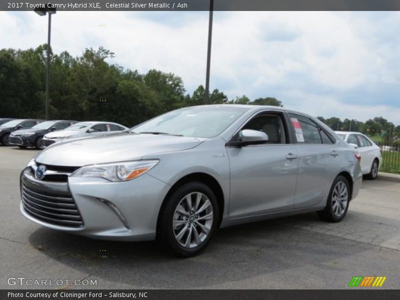 Celestial Silver Metallic / Ash 2017 Toyota Camry Hybrid XLE