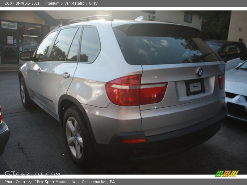 Titanium Silver Metallic / Gray 2007 BMW X5 3.0si