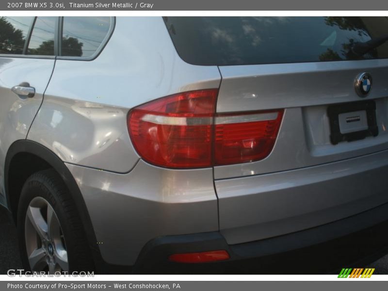 Titanium Silver Metallic / Gray 2007 BMW X5 3.0si