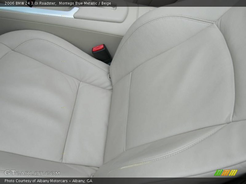 Montego Blue Metallic / Beige 2006 BMW Z4 3.0i Roadster