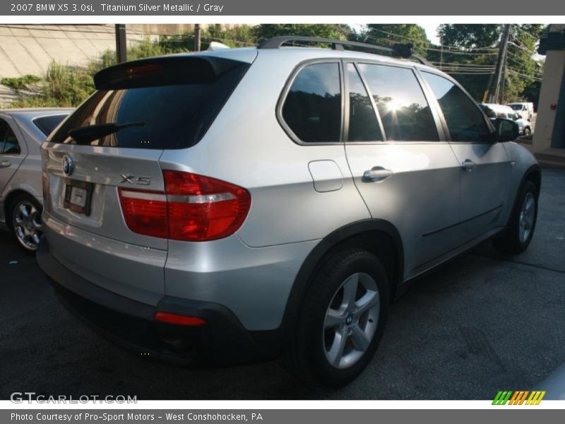 Titanium Silver Metallic / Gray 2007 BMW X5 3.0si