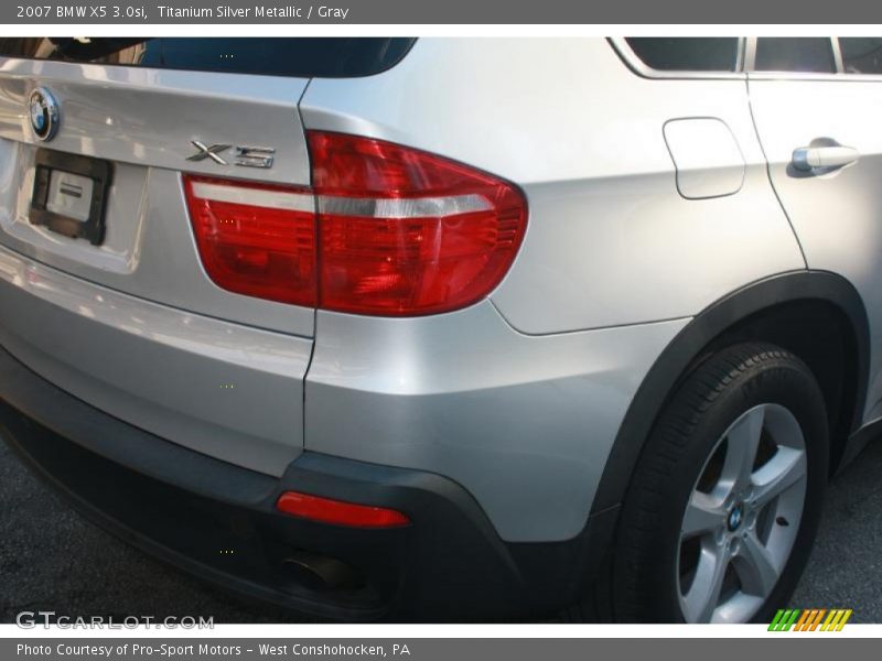 Titanium Silver Metallic / Gray 2007 BMW X5 3.0si