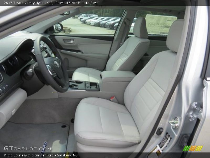 Front Seat of 2017 Camry Hybrid XLE