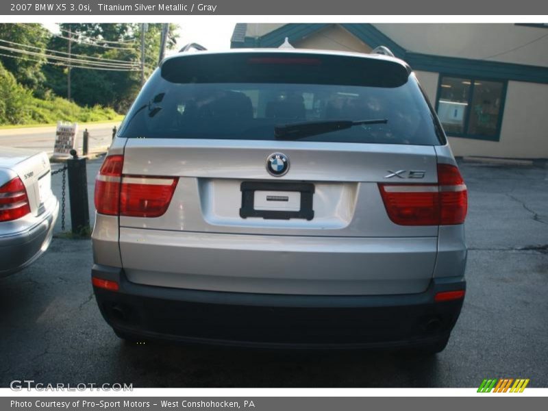 Titanium Silver Metallic / Gray 2007 BMW X5 3.0si