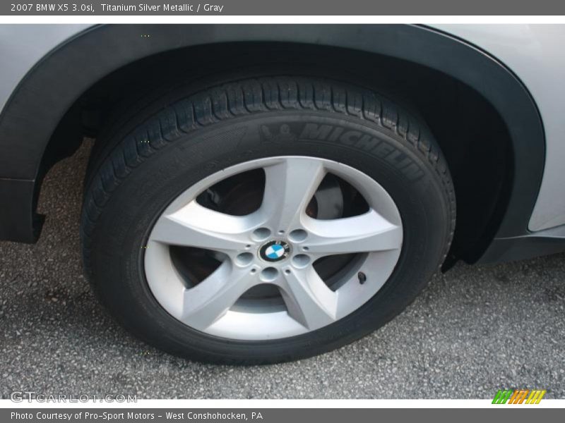 Titanium Silver Metallic / Gray 2007 BMW X5 3.0si