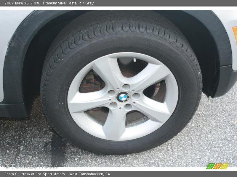 Titanium Silver Metallic / Gray 2007 BMW X5 3.0si