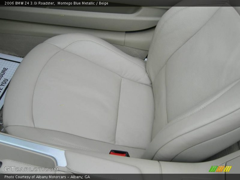 Montego Blue Metallic / Beige 2006 BMW Z4 3.0i Roadster