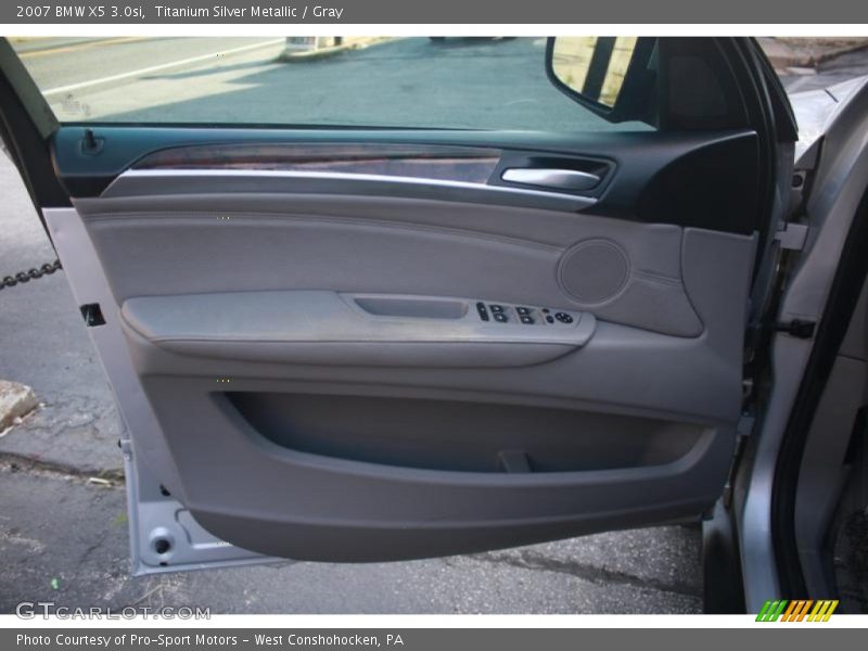 Titanium Silver Metallic / Gray 2007 BMW X5 3.0si