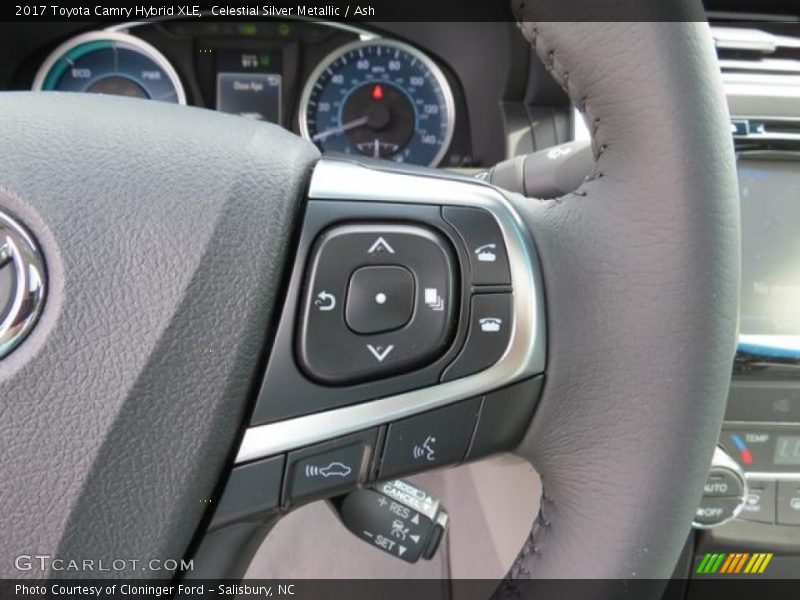 Controls of 2017 Camry Hybrid XLE
