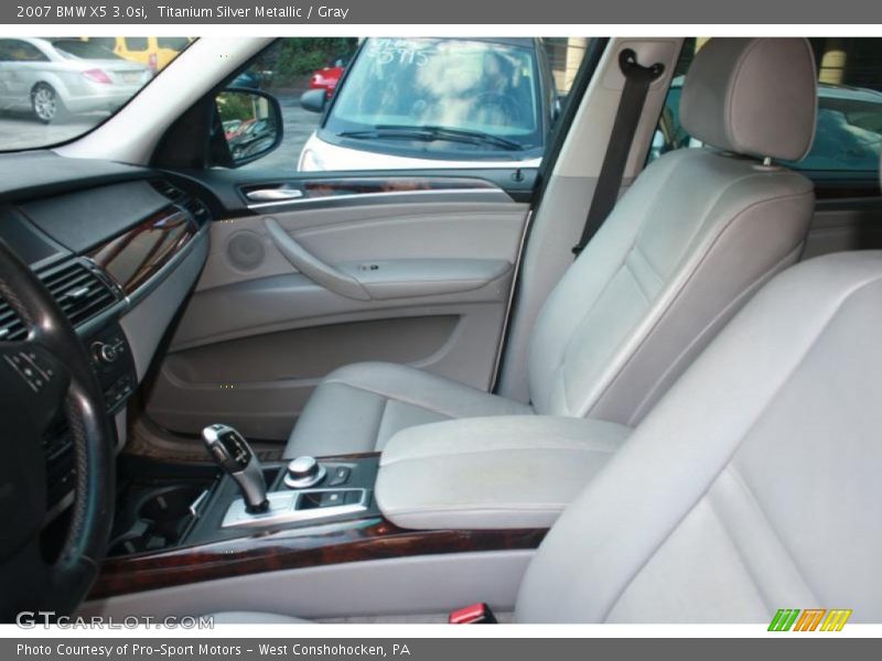 Titanium Silver Metallic / Gray 2007 BMW X5 3.0si