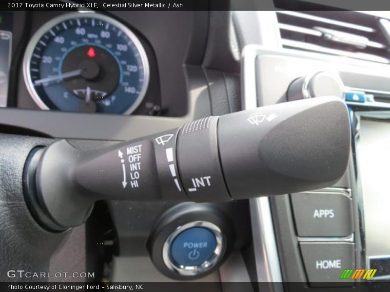 Controls of 2017 Camry Hybrid XLE