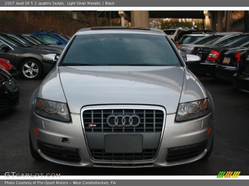 Light Silver Metallic / Black 2007 Audi S6 5.2 quattro Sedan