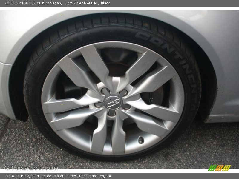 Light Silver Metallic / Black 2007 Audi S6 5.2 quattro Sedan