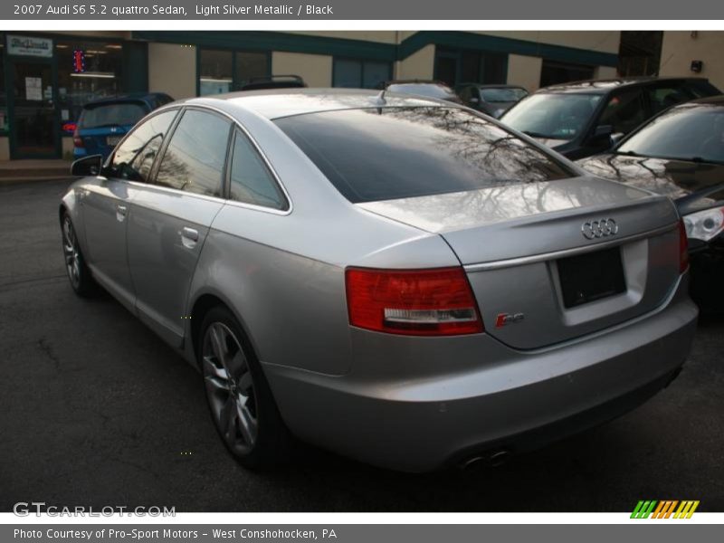 Light Silver Metallic / Black 2007 Audi S6 5.2 quattro Sedan