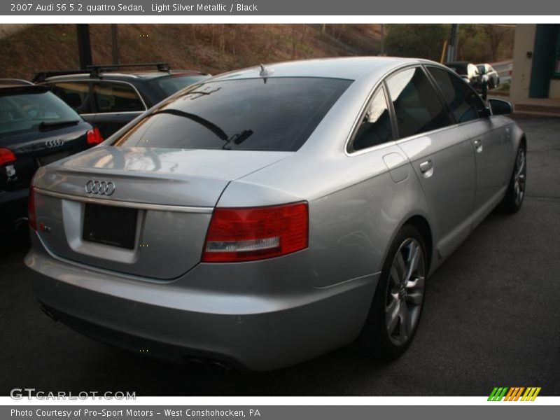 Light Silver Metallic / Black 2007 Audi S6 5.2 quattro Sedan