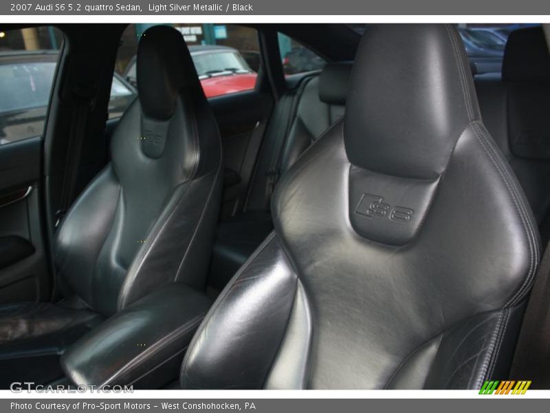 Light Silver Metallic / Black 2007 Audi S6 5.2 quattro Sedan
