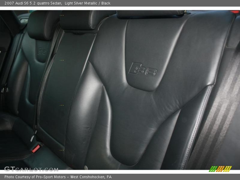 Light Silver Metallic / Black 2007 Audi S6 5.2 quattro Sedan
