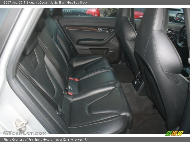 Light Silver Metallic / Black 2007 Audi S6 5.2 quattro Sedan