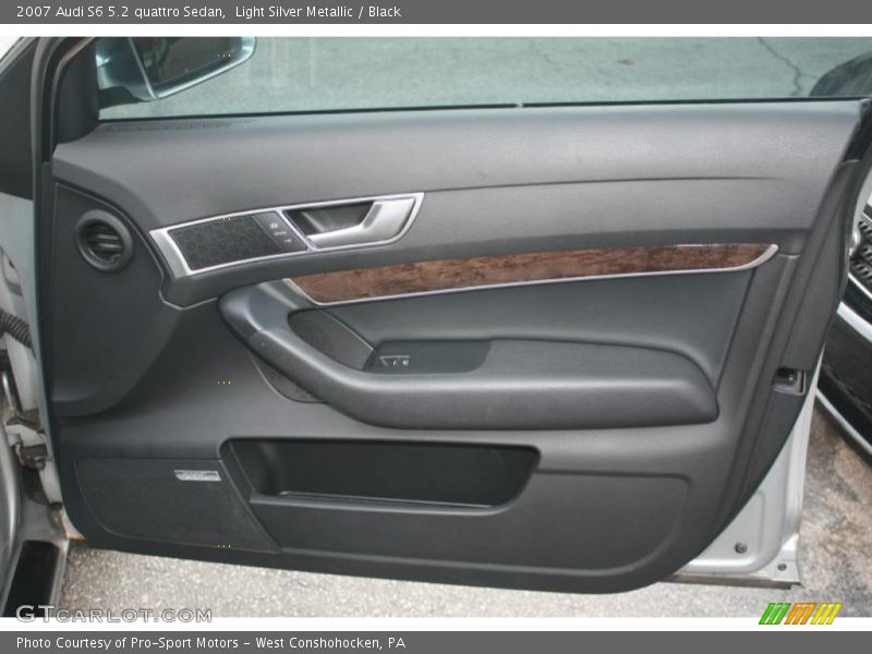 Light Silver Metallic / Black 2007 Audi S6 5.2 quattro Sedan