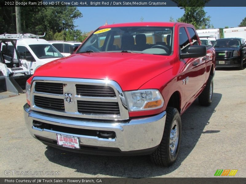 Bright Red / Dark Slate/Medium Graystone 2012 Dodge Ram 2500 HD ST Crew Cab 4x4