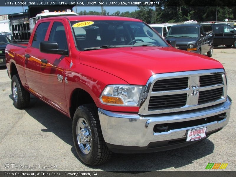 Bright Red / Dark Slate/Medium Graystone 2012 Dodge Ram 2500 HD ST Crew Cab 4x4