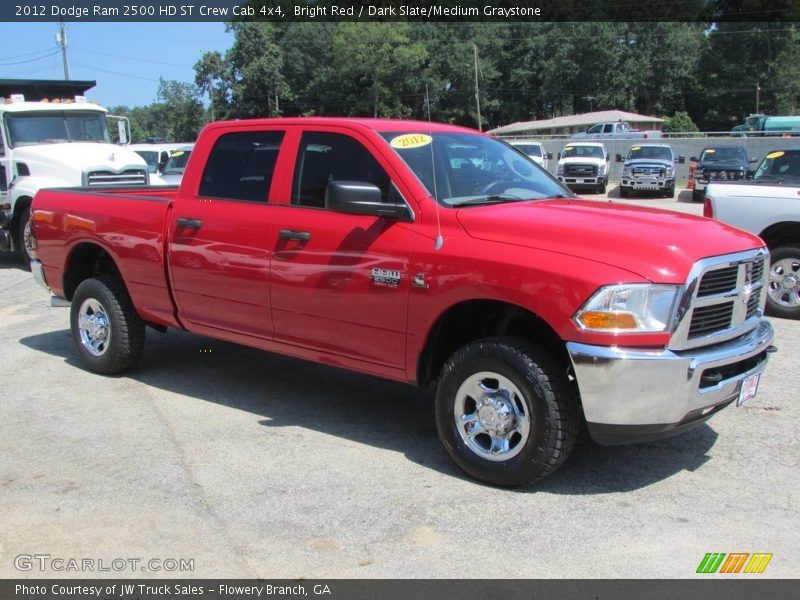 Bright Red / Dark Slate/Medium Graystone 2012 Dodge Ram 2500 HD ST Crew Cab 4x4