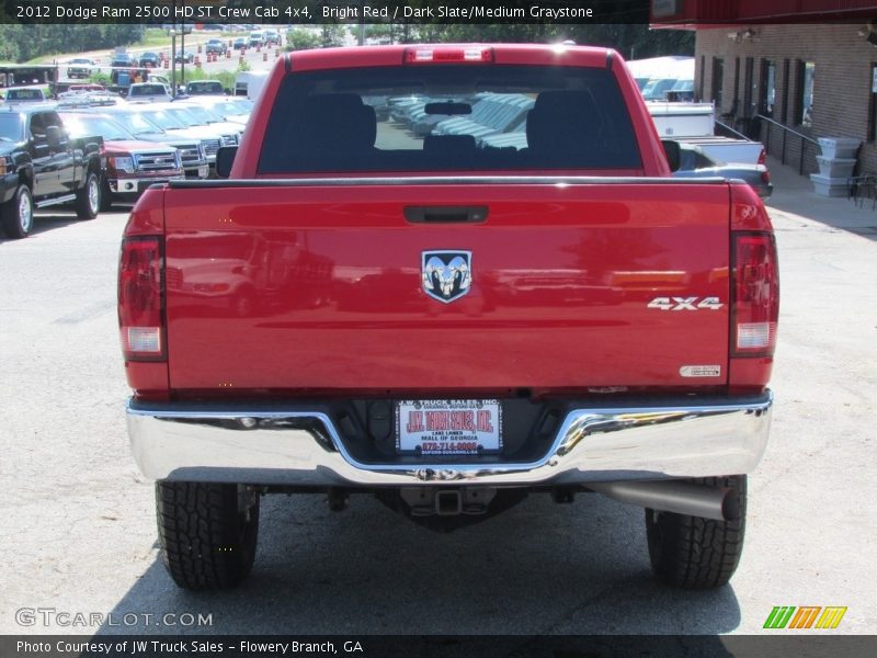 Bright Red / Dark Slate/Medium Graystone 2012 Dodge Ram 2500 HD ST Crew Cab 4x4