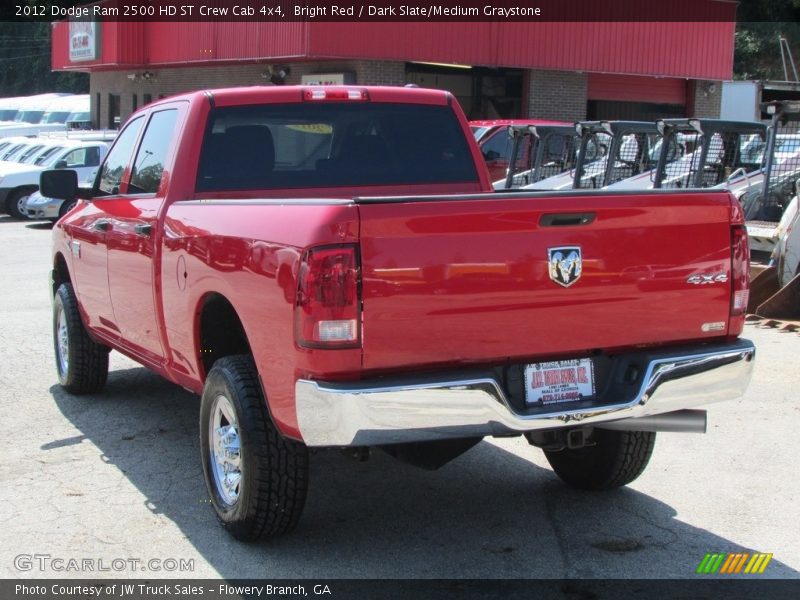 Bright Red / Dark Slate/Medium Graystone 2012 Dodge Ram 2500 HD ST Crew Cab 4x4
