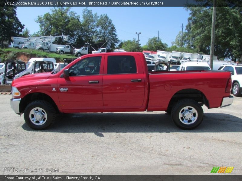 Bright Red / Dark Slate/Medium Graystone 2012 Dodge Ram 2500 HD ST Crew Cab 4x4