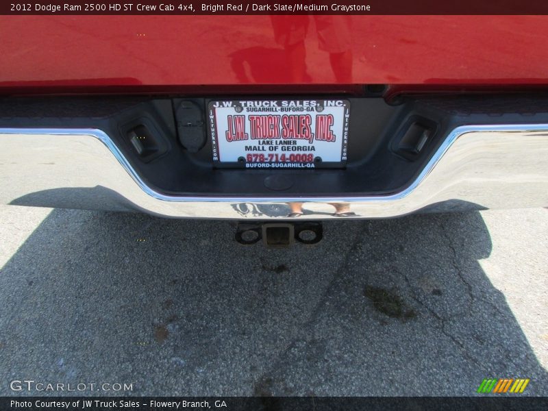 Bright Red / Dark Slate/Medium Graystone 2012 Dodge Ram 2500 HD ST Crew Cab 4x4