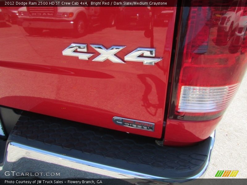 Bright Red / Dark Slate/Medium Graystone 2012 Dodge Ram 2500 HD ST Crew Cab 4x4