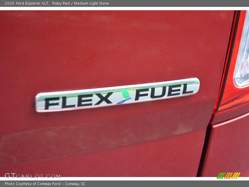 Ruby Red / Medium Light Stone 2015 Ford Explorer XLT