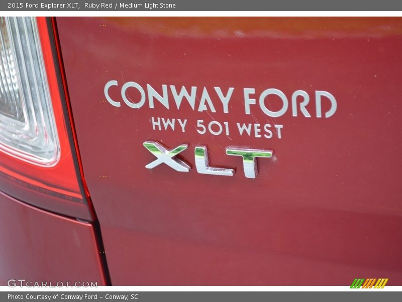 Ruby Red / Medium Light Stone 2015 Ford Explorer XLT