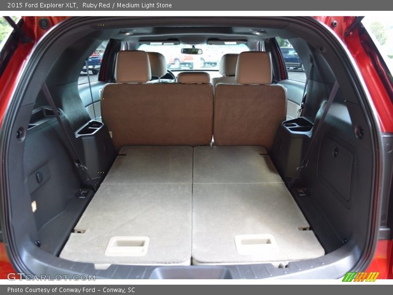 Ruby Red / Medium Light Stone 2015 Ford Explorer XLT