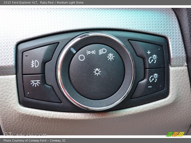 Ruby Red / Medium Light Stone 2015 Ford Explorer XLT