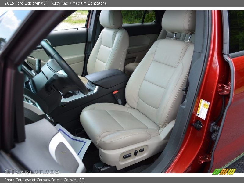 Ruby Red / Medium Light Stone 2015 Ford Explorer XLT