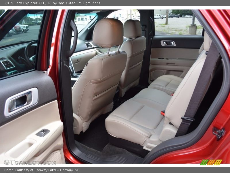 Ruby Red / Medium Light Stone 2015 Ford Explorer XLT