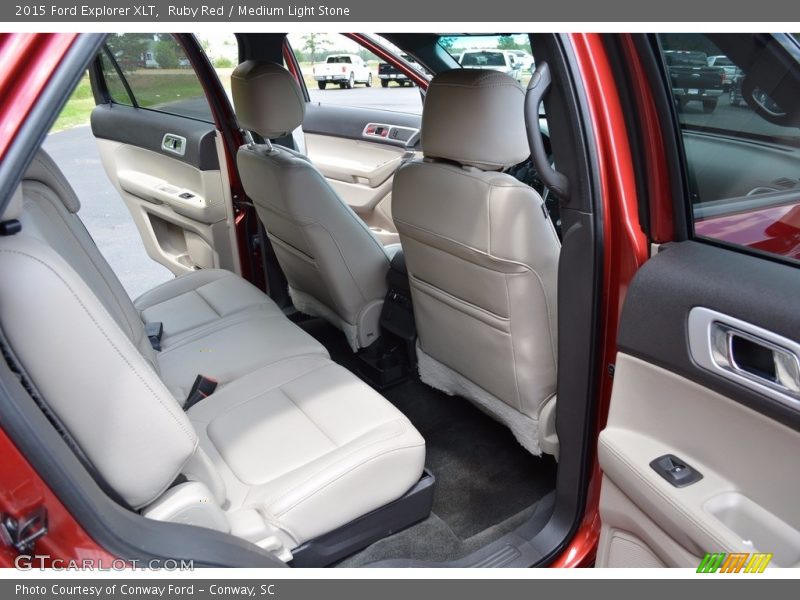 Ruby Red / Medium Light Stone 2015 Ford Explorer XLT