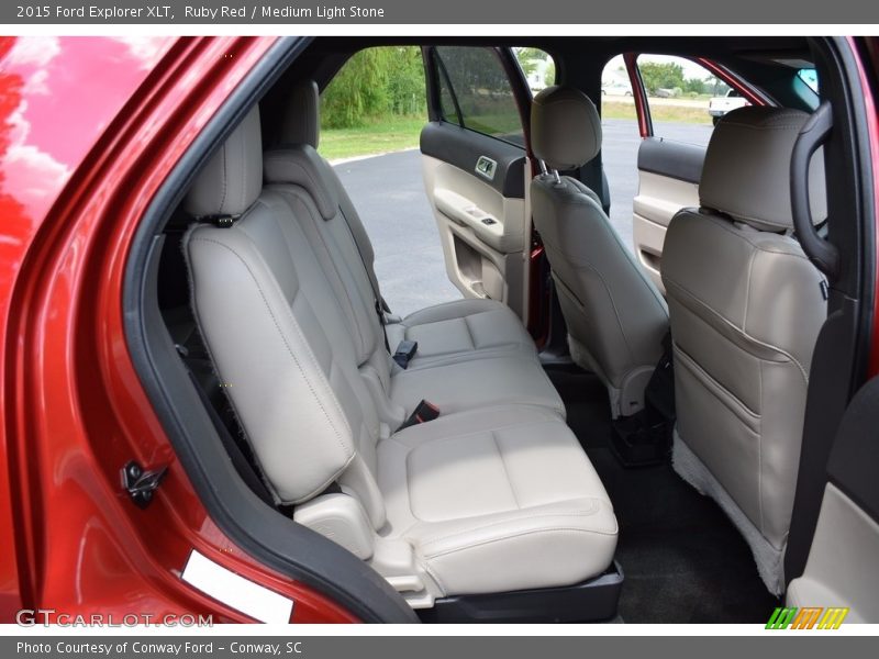 Ruby Red / Medium Light Stone 2015 Ford Explorer XLT