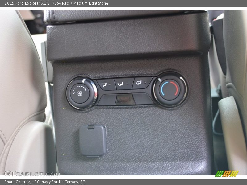 Ruby Red / Medium Light Stone 2015 Ford Explorer XLT