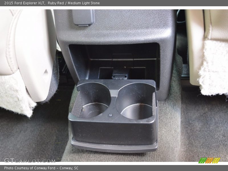 Ruby Red / Medium Light Stone 2015 Ford Explorer XLT