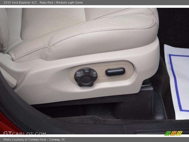 Ruby Red / Medium Light Stone 2015 Ford Explorer XLT