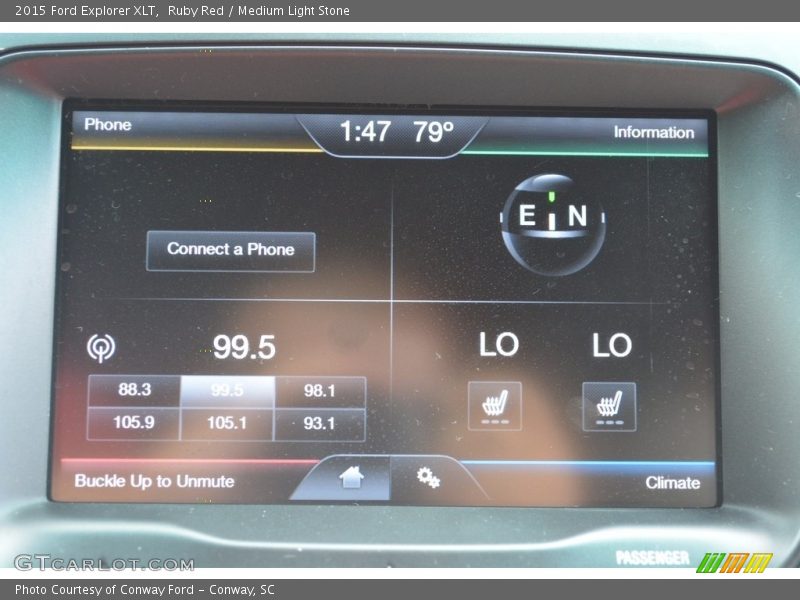 Ruby Red / Medium Light Stone 2015 Ford Explorer XLT