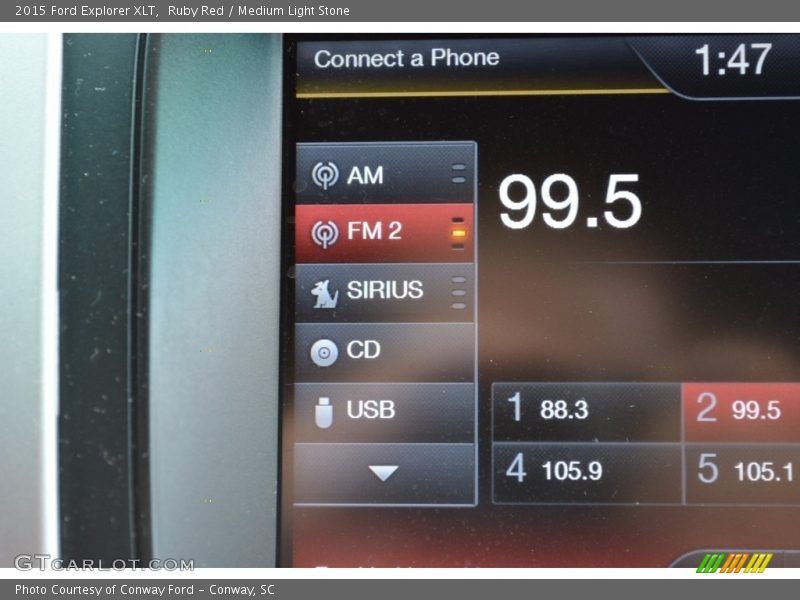 Ruby Red / Medium Light Stone 2015 Ford Explorer XLT